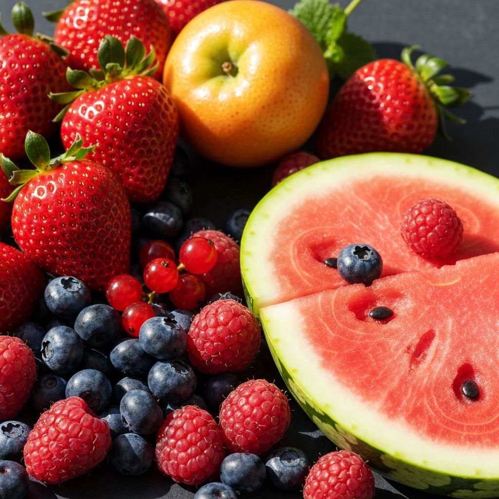 Сезонске бобице и боје воћа